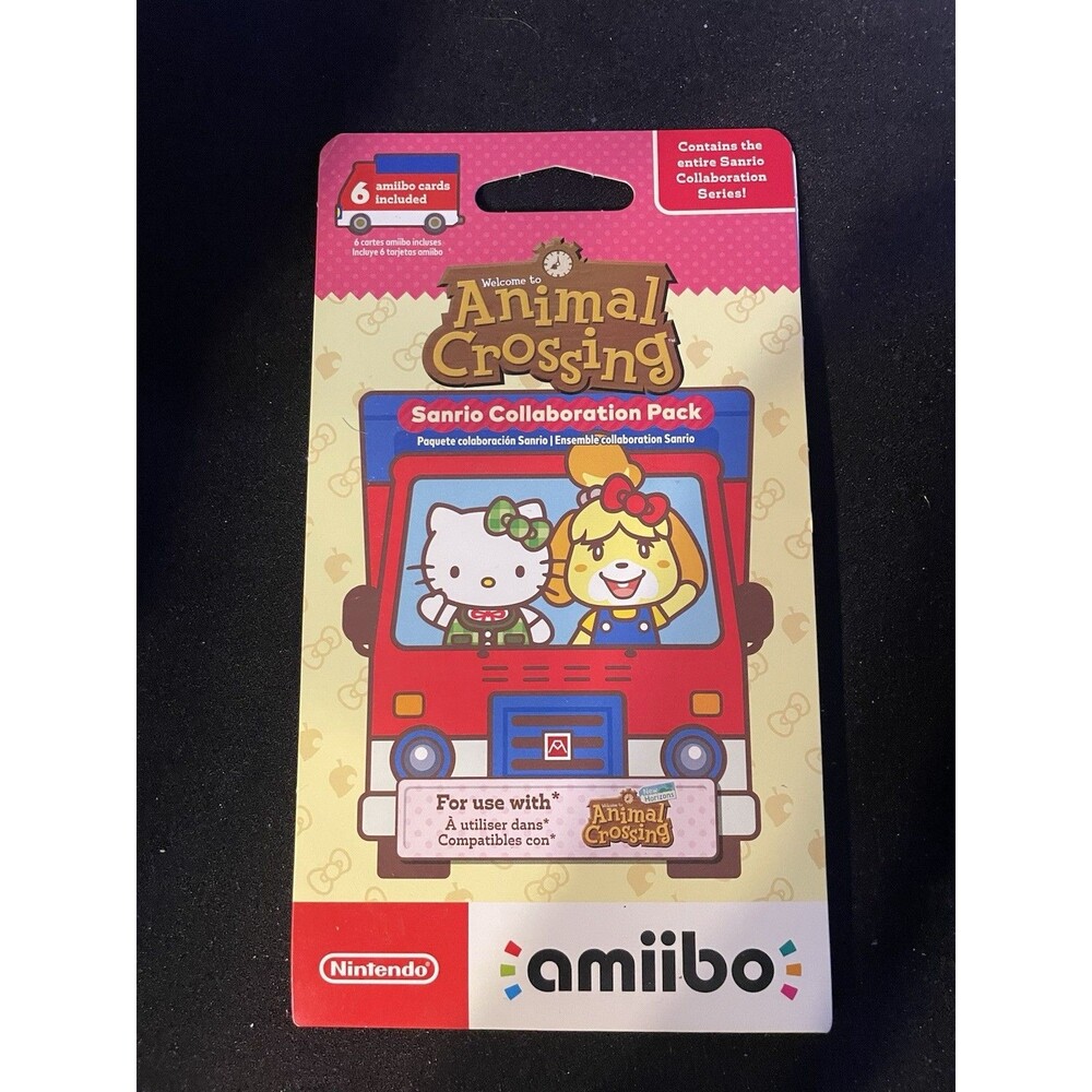 Nintendo amiibo Animal Crossing Sanrio Hello Kitty Collaboration Pack 6 Card Lot